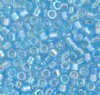 DB-0176 5.2 Grams of 11/0 Transparent Dark Aqua AB Delica Beads
