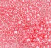 DB-0236 5.2 Grams of 11/0 Crystal Rose Lined Ceylon Miyuki Delica Beads