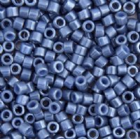 DB-0267 5.2 Grams of 11/0 Opaque Blueberry Glazed Delica Beads