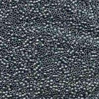DB-0306 5.2 Grams of 11/0 Matte Metallic Dark Grey Miyuki Delica Beads