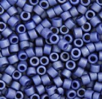 DB-0377 5.2 Grams of 11/0 Matte Metallic Dark Blue Gray Miyuki Delica Beads