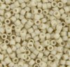 DB-0388 5.2 Grams of 11/0 Matte Opaque Ivory Lustre Miyuki Delica Beads