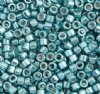 DB-0416 5.2 Grams of 11/0 Opaque Dyed Galvanized Aquamarine Delica Beads