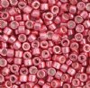 DB-0420 5.2 Grams of 11/0 Opaque Glavanized Dyed Pink Delica Beads