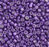 DB-0430 5.2 Grams of 11/0 Opaque Glavanized Dyed Dark Lilac Delica Beads