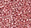 DB-0435 5.2 Grams of 11/0 Opaque Glavanized Dyed Pink Blush Delica Beads