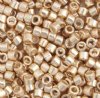 DB-0433 5.2 Grams of 11/0 Opaque Glavanized Dyed Champagne Delica Beads