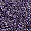 DB-0464 5.2 Grams of 11/0 Nickel Plated Dyed Dark Purple Delica Beads