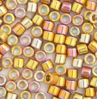 DB-0501 3.3 GRAMS of 11/0 24kt Gold AB Plated Delica Beads