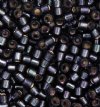 DB-0606 5.2 Grams of 11/0 Dyed Silver Lined Dark Olive Grey Delica Beads