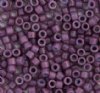 DB-0662 5.2 Grams of 11/0 Opaque Dyed Dark Mauve Delica Beads