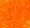 DB-0703 5.2 Grams of 11/0 Transparent Orange Delica Beads