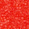 DB-0704 5.2 Grams of 11/0 Transparent Red Orange Delica Beads