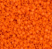DB-0722 5.2 Grams of 11/0 Opaque Orange Delica Beads