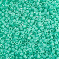 DB-0729 5.2 Grams of 11/0 Opaque Turquoise Green Miyuki Delica Beads