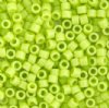 DB-0733 5.2 Grams of 11/0 Opaque Chartreuse Delica Beads
