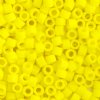 DB-0751 5.2 Grams of 11/0 Matte Opaque Yellow Miyuki Delica Beads