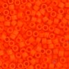 DB-0752 5.2 Grams of 11/0 Matte Opaque Orange Miyuki Delica Beads