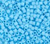 DB-0755 5.2 Grams of 11/0 Matte Opaque Turquoise Blue Miyuki Delica Beads