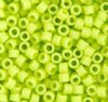 DB-0763 5.2 Grams of 11/0 Matte Opaque Chartreuse Delica Beads