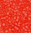 DB-0779 5.2 Grams of 11/0 Dyed Matte Transparent Salmon Delica Beads
