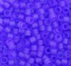 DB-0783 5.2 Grams of 11/0 Matte Transparent Dyed Purple Delica Beads