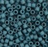 DB-0792 5.2 Grams of 11/0 Matte Opaque Dyed Blue Grey Delica Beads
