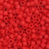 DB-0796 5.2 Grams of 11/0 Opaque Dyed Matte Red Delica Beads