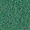 DB-0858 5.2 Grams of 11/0 Matte Transparent Light Green AB Miyuki Delica Beads