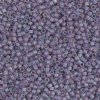 DB-0870 5.2 Grams of 11/0 Matte Transparent Light Lavender AB Miyuki Delica Beads