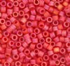 DB-0874 5.2 Grams of 11/0 Opaque Matte Red AB Delica Seed Beads