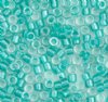 DB-0904 5.2 Grams of 11/0 Sparkling Aqua Green Lined Crystal Delica Beads