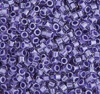 DB-0906 5.2 Grams of 11/0 Sparkling Purple Lined Crystal Delica Beads