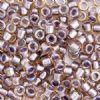 DB-0912 5.2 Grams of 11/0 Sparkling Light Amethyst Lined Topaz Delica Beads