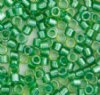 DB-0916 5.2 Grams of 11/0 Sparkling Light Green Lined Chartreuse Delica Beads
