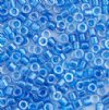 DB-0920 5.2 Grams of 11/0 Sparkling Cerulean Blue Lined Crystal Delica Beads