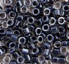 DB-0925 5.2 Grams of 11/0 Sparkling Dark Charcoal Grey Lined Crystal Delica Beads