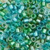 DB-0984 5.2 Grams of 11/0 Sparkling Aqua Lined Teal Delica Beads
