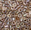 DB10-0064 5.2 Grams of 10/0 Ivory AB Dyed Lined Delica Beads