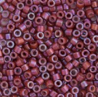DB-1015 5.2 Grams of 11/0 Metallic Raspberry Lustre AB Delica Beads