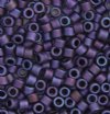 DB-1054 5.2 Grams of 11/0 Matte Metallic Violet Gold Lustre AB Delica Beads
