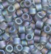 DB10-0863 5.2 Grams of 10/0 Transparent Matte Grey AB Delica Beads