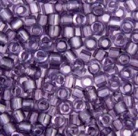 DB-1105 5.2 Grams of 11/0 Transparent Light Amethyst Delica Beads