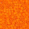 DB-1133 5.2 Grams of 11/0 Opaque Mandarin Orange Delica Beads