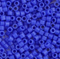 DB-1138 5.2 Grams of 11/0 Opaque Blue Cyan Delica Beads