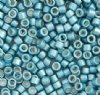 DB-1183 5.2 Grams of 11/0 Semi Matte Dyed Galvanized Dark Aqua Delica Beads