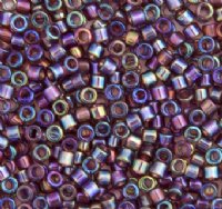 DB-1244 5.2 Grams of 11/0 Transparent Mauve AB Delica Beads