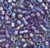 DB-1245 5.2 Grams of 11/0 Transparent Light Amethyst AB Delica Beads