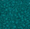 DB-1268 5.2 Grams of 11/0 Transparent Matte Caribbean Teal Delica Beads