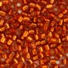 DB-1333 5.2 Grams of 11/0 Silverlined Burnt Orange Delica Beads